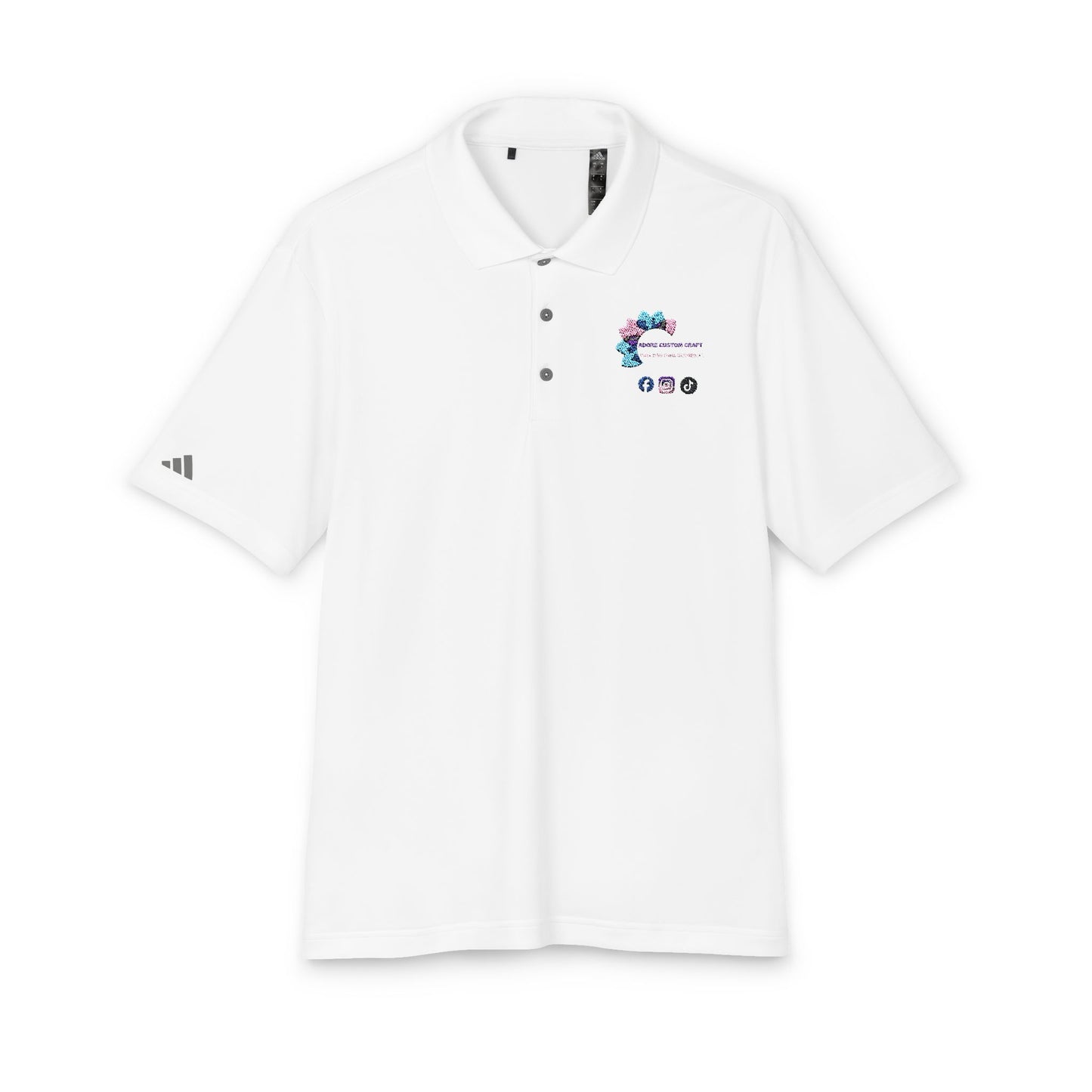 adidas Unisex Performance Polo Embroidered Logo