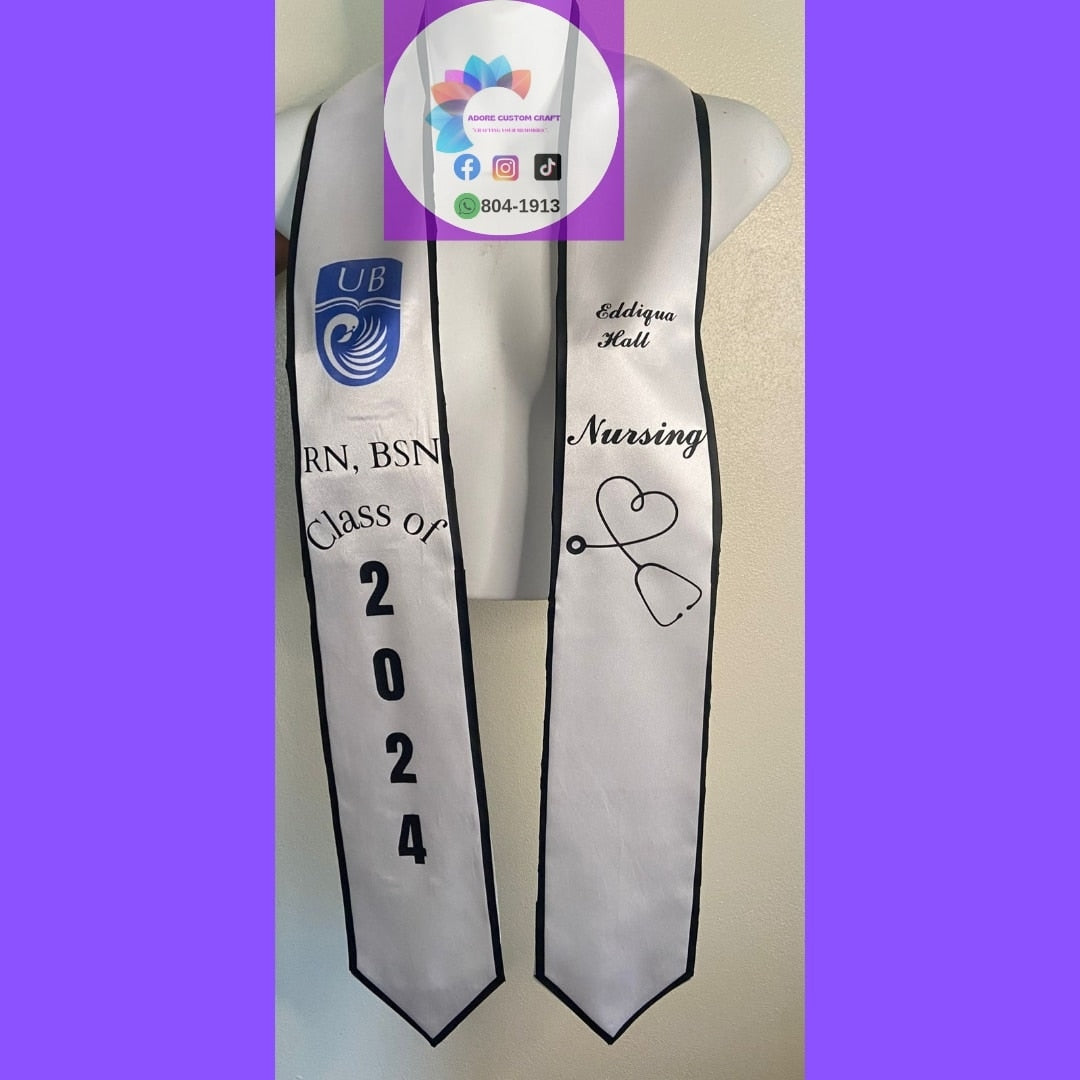 Custom Graduation Stole