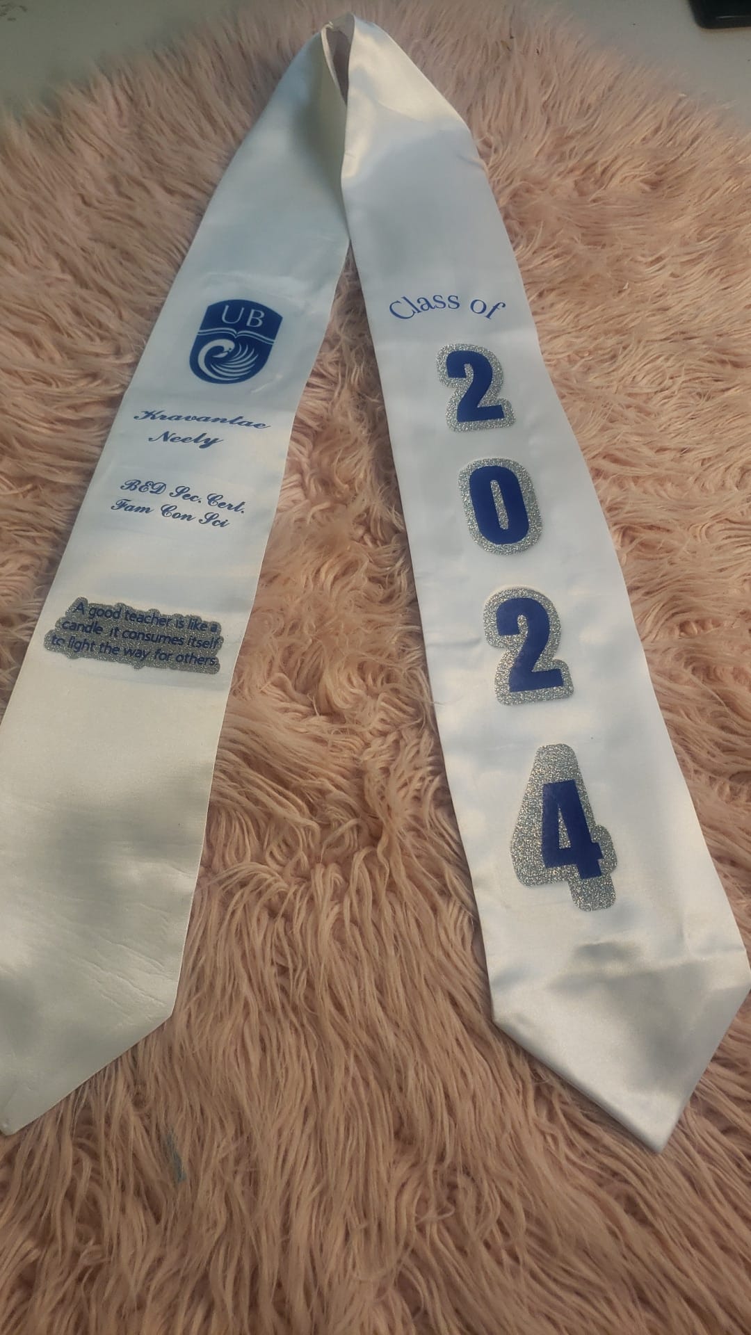 Custom Graduation Stole