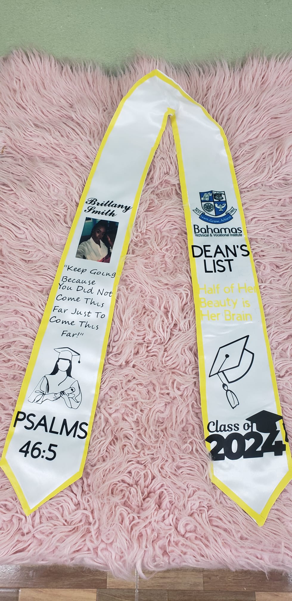 Custom Graduation Stole